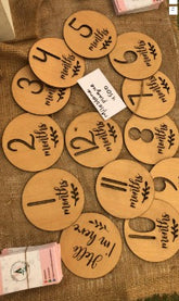 MILESTONE PLAQUE  SET
